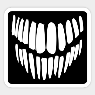 Smiling Teeth Sticker